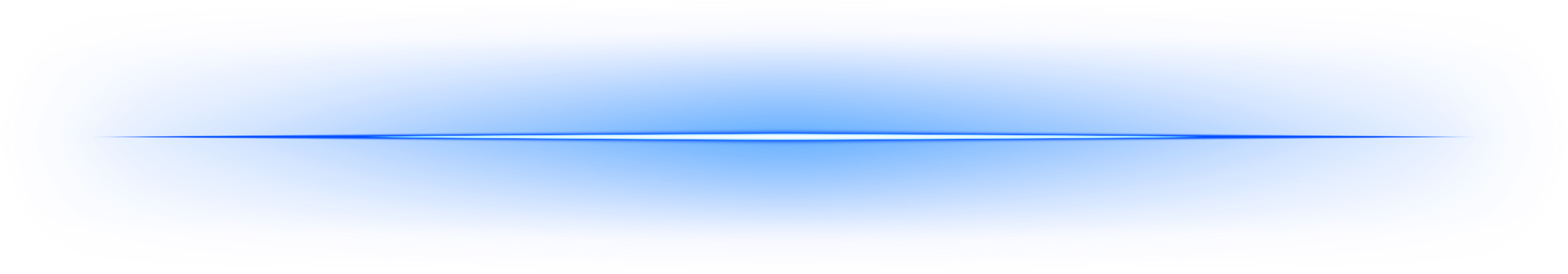 Glowing Blue Neon Line Light